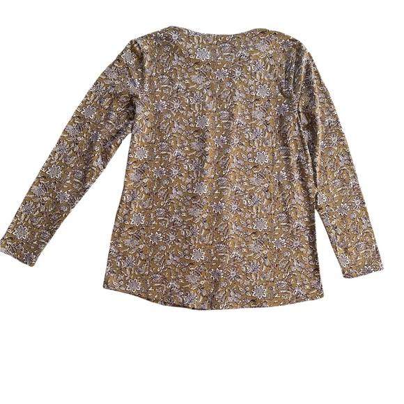 NWT Pure J. Jill Women's Pima Cotton Floral Long Sleeve Tee XSP - Picture 4 of 4